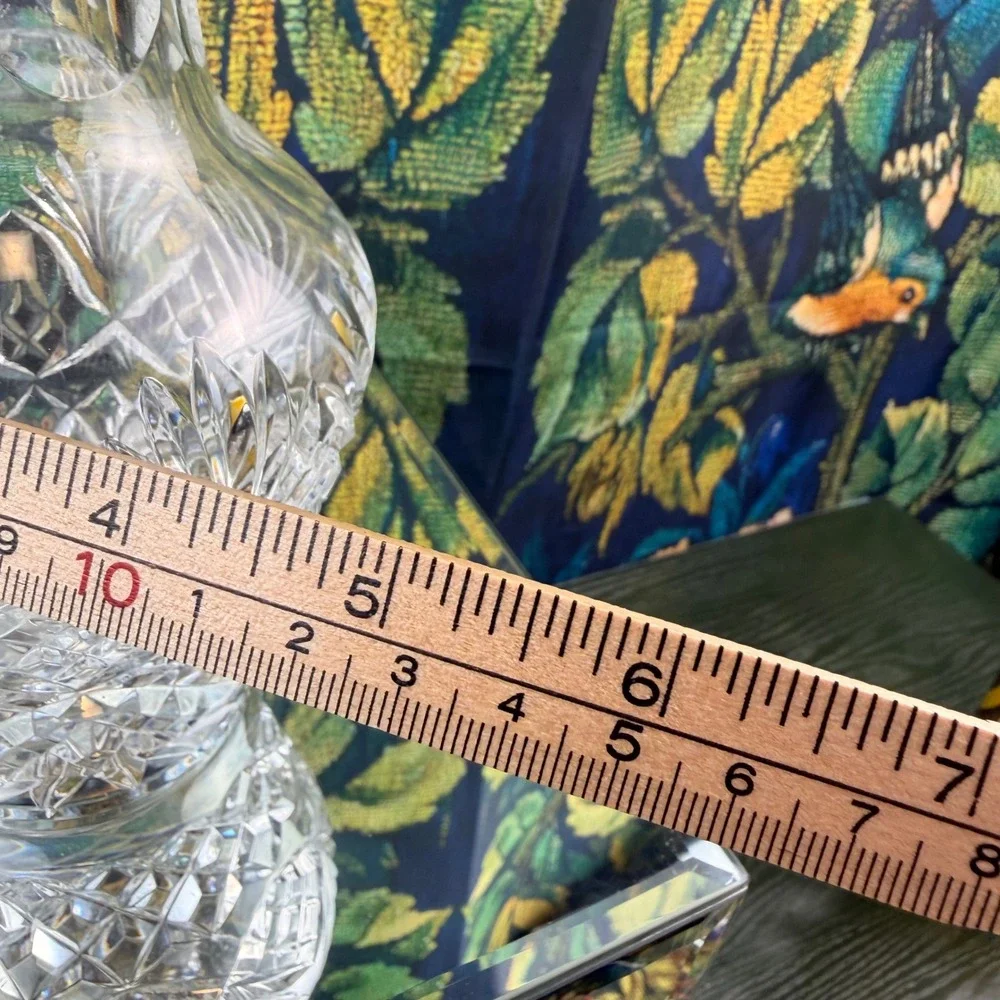 Badash Crystal Vase 7 Inch Cut Glass Flower Urn Made in Poland Clear Centerpiece